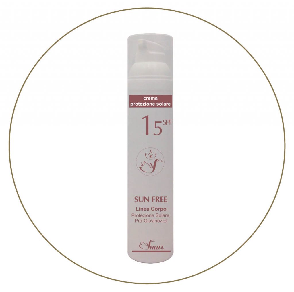 Crema protezione solare media/bassa 15 SPF