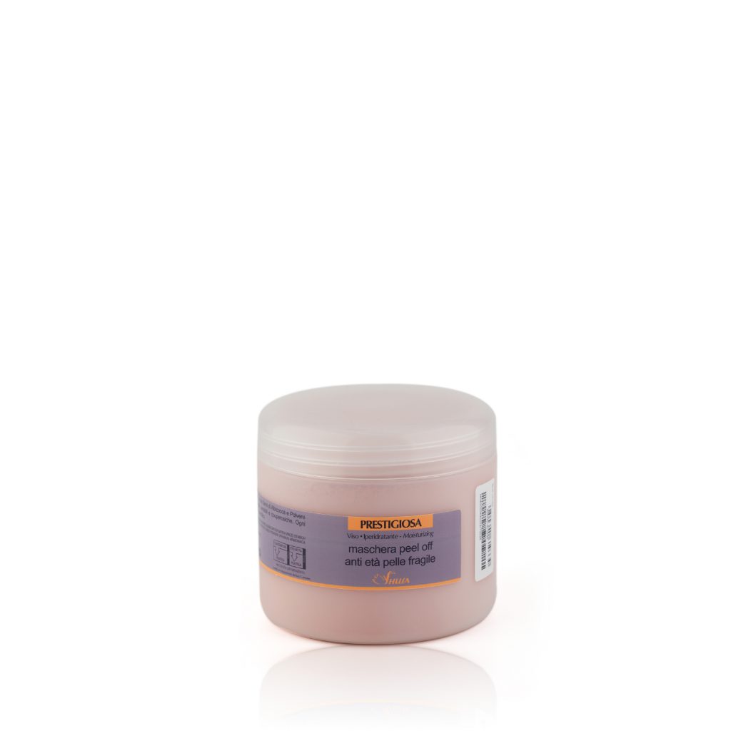 Maschera peel off anti età pelle fragile